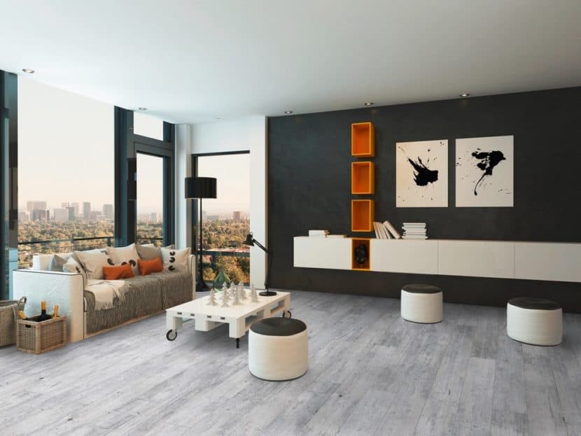 Fußböden in eleganter Holz- oder Steinoptik