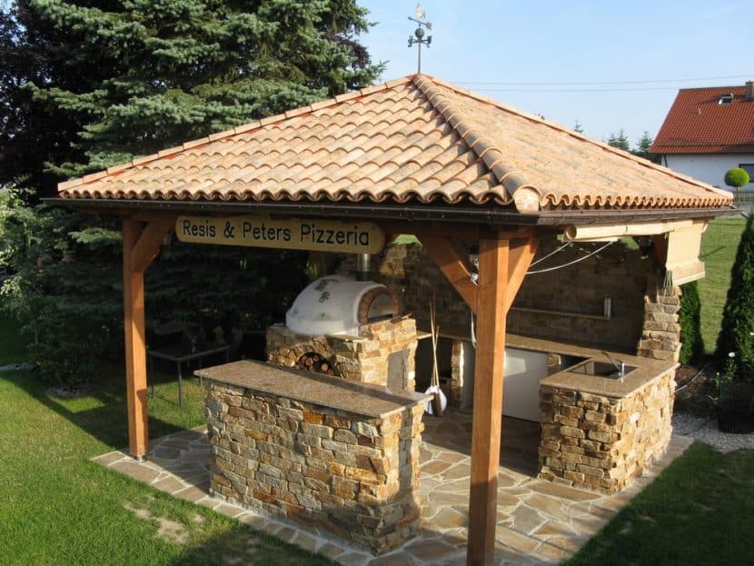 Grillplatz mit Mittelmeer-Atmosphäre