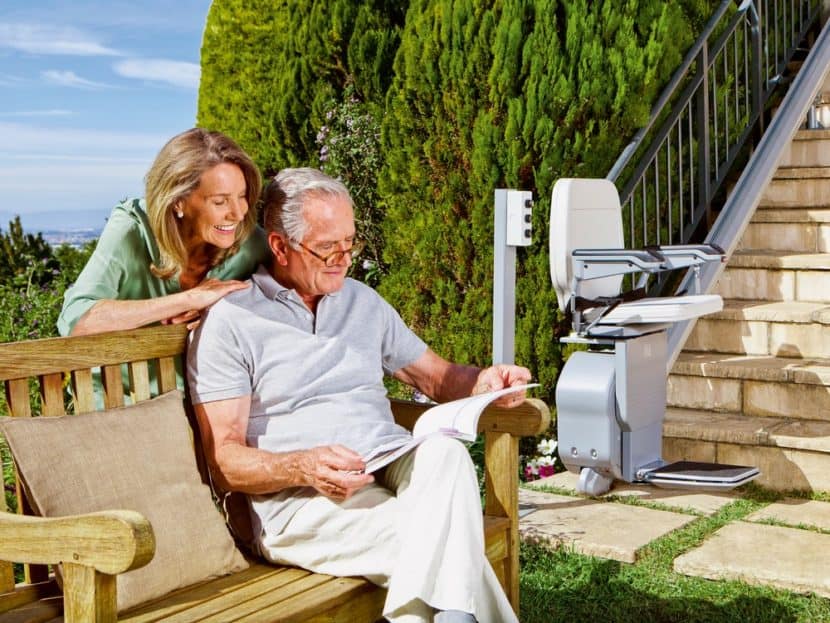 wetterfester Treppenlift