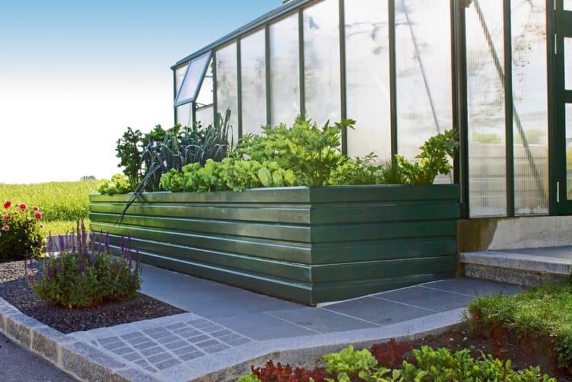 Gewächshaus Hochbeet