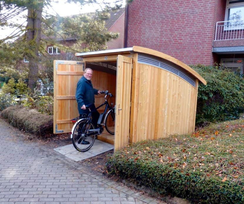Geräumiges Fahrradhaus zur Selbstmontage +++ Fahrräder sicher und