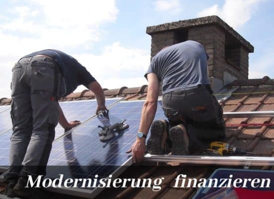 Modernisierung finanzieren
