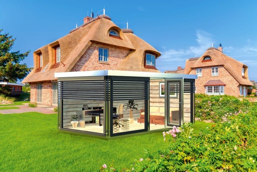 Modulhaus im Garten